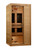 Golden Designs Maxxus S-Line Yoga 1-Person Low EMF (Between 5-10MG) FAR Infrared Sauna (Canadian Hemlock) - MX-S106-01