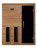 Golden Designs Maxxus S-Line Yoga 3-Person Full Spectrum Near Zero EMF (Under 3MG) FAR Infrared Sauna (Canadian Hemlock) - MX-S306-01-FS-PC