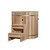 Golden Designs Dynamic Cold Therapy Barrel - Plastic with Pacific Cedar Exterior - DCT-B-042-PLPC-34
