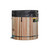 Golden Designs Dynamic Cold Therapy Barrel - 304 Stainless Steel with Pacific Cedar Exterior - DCT-B-042-SSPC-34