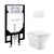 Swiss Madison Carre Wall-Hung Toilet Bundle 0.8/1.6 GPF Dual Flush - Glossy White with White Flush Plate - SM-WT1501GW Swiss Madison Carre Wall-Hung Toilet Bundle 0.8/1.6 GPF Dual Flush - Glossy White with White Flush Plate - SM-WT1501GW