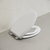 Swiss Madison Elongated Toilet Seat with Toddler Seat Built In, Family Toilet Seat - Glossy White - SM-TS1801GW