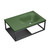 Swiss Madison Lisse 24" Rectangle Concrete Wall-Mount Bathroom Sink - Royal Green with Matte Black Frame - SM-WSC112RR