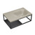 Swiss Madison Lisse 24" Rectangle Concrete Wall-Mount Bathroom Sink - Taupe with Matte Black Frame - SM-WSC112MU Swiss Madison Lisse 24" Rectangle Concrete Wall-Mount Bathroom Sink - Taupe with Matte Black Frame - SM-WSC112MU