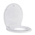 Swiss Madison Round Toilet Seat with Toddler Seat Built In, Family Toilet Seat - Glossy White - SM-TS1802GW