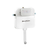 Swiss Madison St. Tropez Back-to-Wall Toilet Bundle 0.8/1.6 GPF Dual Flush - Glossy White with Black Flush Plate - SM-WT0804GW