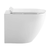 Swiss Madison St. Tropez Back-to-Wall Toilet Bundle 0.8/1.6 GPF Dual Flush - Glossy White with White Flush Plate - SM-WT0803GW