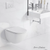 Swiss Madison St. Tropez Wall-Hung Toilet Bowl Only - Matte White - SM-WT0801MW