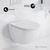Swiss Madison St. Tropez Wall-Hung Toilet Bowl Only - Matte White - SM-WT0801MW