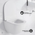 Swiss Madison St. Tropez Wall-Hung Toilet Bowl Only - Matte White - SM-WT0801MW