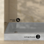 Swiss Madison Voltaire 60" x 30" Shower Pan Base with Left Drain - Glossy Gray - SM-SB0525GG