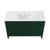 Swiss Madison Cascade 48" Freestanding Bathroom Vanity - Green Oak with White Sink Top - SM-BV557GA