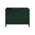 Swiss Madison Cascade 48" Freestanding Bathroom Vanity - Green Oak with Black 3-Hole Widespread Sink Top - SM-BV557GA-3WMB
