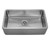 Whitehaus WHNAP3218 31 5/8" Noah's Collection Single Bowl Front Apron Undermount Kitchen Sink - Brushed Stainless Steel