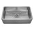 Whitehaus WHNAP3218 31 5/8" Noah Single Bowl Front Apron Undermount Kitchen Sink - Brushed Stainless Steel