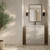 Swiss Madison St. Tropez 36" Freestanding Bathroom Vanity - White Oak with White Sink Top - SM-BV0802WO