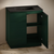 Swiss Madison St. Tropez 36" Freestanding Bathroom Vanity - Green Oak with Black Sink Top - SM-BV0802GA-MB