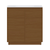 Swiss Madison St. Tropez 36" Freestanding Bathroom Vanity - Brown Oak with White Sink Top - SM-BV0802BO