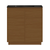 Swiss Madison St. Tropez 36" Freestanding Bathroom Vanity - Brown Oak with Black Sink Top - SM-BV0802BO-MB