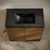 Swiss Madison St. Tropez 36" Freestanding Bathroom Vanity - Brown Oak with Black Sink Top - SM-BV0802BO-MB