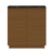 Swiss Madison St. Tropez 36" Freestanding Bathroom Vanity - Brown Oak with Black 3-Hole Widespread Sink Top - SM-BV0802BO-3WMB