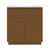 Swiss Madison St. Tropez 36" Freestanding Bathroom Vanity - Brown Oak with White 3-Hole Widespread Sink Top - SM-BV0802BO-3W