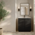 Swiss Madison St. Tropez 36" Freestanding Bathroom Vanity - Black Oak with White Sink Top - SM-BV0802AO