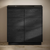 Swiss Madison St. Tropez 36" Freestanding Bathroom Vanity - Black Oak with Black 3-Hole Widespread Sink Top - SM-BV0802AO-3WMB