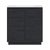 Swiss Madison St. Tropez 36" Freestanding Bathroom Vanity - Black Oak with White 3-Hole Widespread Sink Top - SM-BV0802AO-3W
