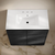 Swiss Madison St. Tropez 36" Freestanding Bathroom Vanity - Black Oak with White 3-Hole Widespread Sink Top - SM-BV0802AO-3W
