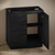 Swiss Madison St. Tropez 36" Freestanding Bathroom Vanity Cabinet without Top - Black Oak - SM-BV0802AO-C