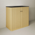 Swiss Madison Lafayette 36" Freestanding Bathroom Vanity - Natural Oak with Matte Black, 3-Hole Widespread Sink Top - SM-BV8001NO-3WMB