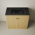 Swiss Madison Lafayette 36" Freestanding Bathroom Vanity - Natural Oak with Matte Black Sink Top - SM-BV8001NO-MB