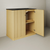 Swiss Madison Lafayette 36" Freestanding Bathroom Vanity - Natural Oak with Matte Black Sink Top - SM-BV8001NO-MB