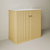 Swiss Madison Lafayette 36" Freestanding Bathroom Vanity - Natural Oak with White 3-Hole Widespread Sink Top - SM-BV8001NO-3W