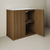 Swiss Madison Lafayette 36" Freestanding Bathroom Vanity - Brown Oak with White 3-Hole Widespread Sink Top - SM-BV8001BO-3W