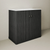 Swiss Madison Lafayette 36" Freestanding Bathroom Vanity - Black Oak with White Sink Top - SM-BV8001AO