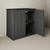 Swiss Madison Lafayette 36" Freestanding Bathroom Vanity - Black Oak with Matte Black, 3-Hole Widespread Sink Top - SM-BV8001AO-3WMB