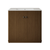 Swiss Madison Lafayette 36" Bathroom Vanity - Brown Oak with White Sink Top - SM-BV8001BO