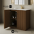 Swiss Madison Lafayette 36" Bathroom Vanity - Brown Oak with White Sink Top - SM-BV8001BO