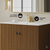 Swiss Madison Lafayette 36" Bathroom Vanity - Brown Oak with White Sink Top - SM-BV8001BO