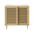 Swiss Madison Delice 36" Freestanding Bathroom Vanity - Natural Oak with White 3-Hole Widespread Sink Top - SM-BV1201NO-3W