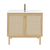 Swiss Madison Classe 36" Freestanding Bathroom Vanity - Natural Oak with White Sink Top - SM-BV663NO