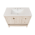 Swiss Madison Chateau 36" Freestanding Bathroom Vanity - White Oak with White 3-Hole Widespread Sink Top - SM-BV0602WO-3W
