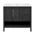 Swiss Madison Chateau 36" Freestanding Bathroom Vanity - Black Oak with White Sink Top - SM-BV0602AO