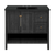 Swiss Madison Chateau 36" Freestanding Bathroom Vanity - Black Oak with Black 3-Hole Widespread Sink Top - SM-BV0602AO-3WMB