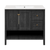 Swiss Madison Chateau 36" Freestanding Bathroom Vanity - Black Oak with White 3-Hole Widespread Sink Top - SM-BV0602AO-3W