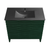 Swiss Madison Cascade 36" Freestanding Bathroom Vanity - Green Oak with Black Sink Top - SM-BV471GA-MB