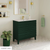 Swiss Madison Cascade 36" Freestanding Bathroom Vanity Cabinet without Top - Green Oak - SM-BV471GA-C
