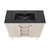 Swiss Madison Bron 36" Freestanding Bathroom Vanity - White Oak with Black Sink Top - SM-BV6202WO-MB